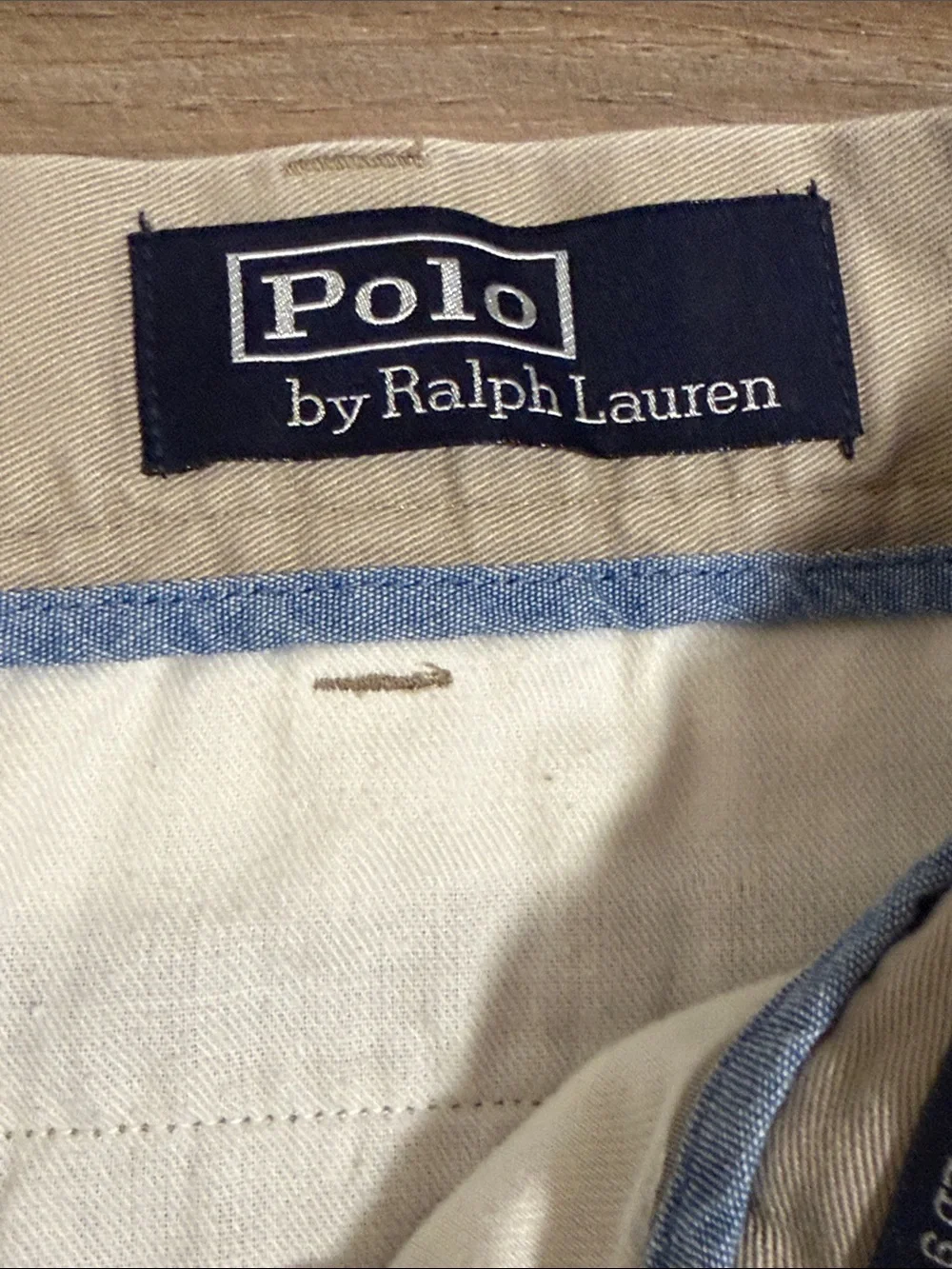 Polo Ralph Lauren Shorts Mens 40 Khaki Pleated Classic Fit 9” Cotton Chino